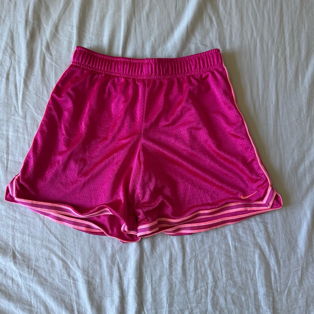 Pink Nike dri fit shorts